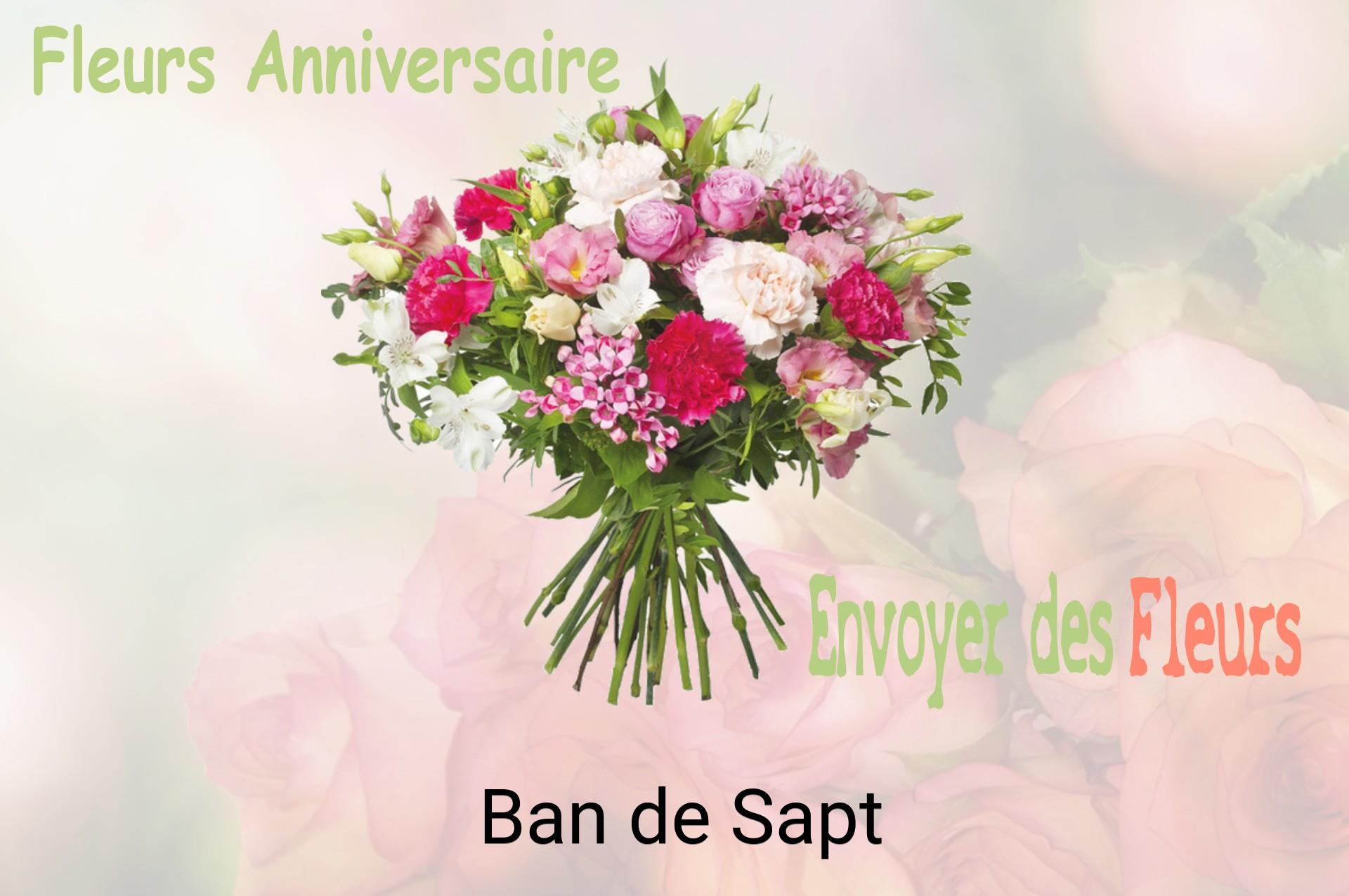 Bouquet de fleurs d’anniversaire livré à Ban-de-Sapt
