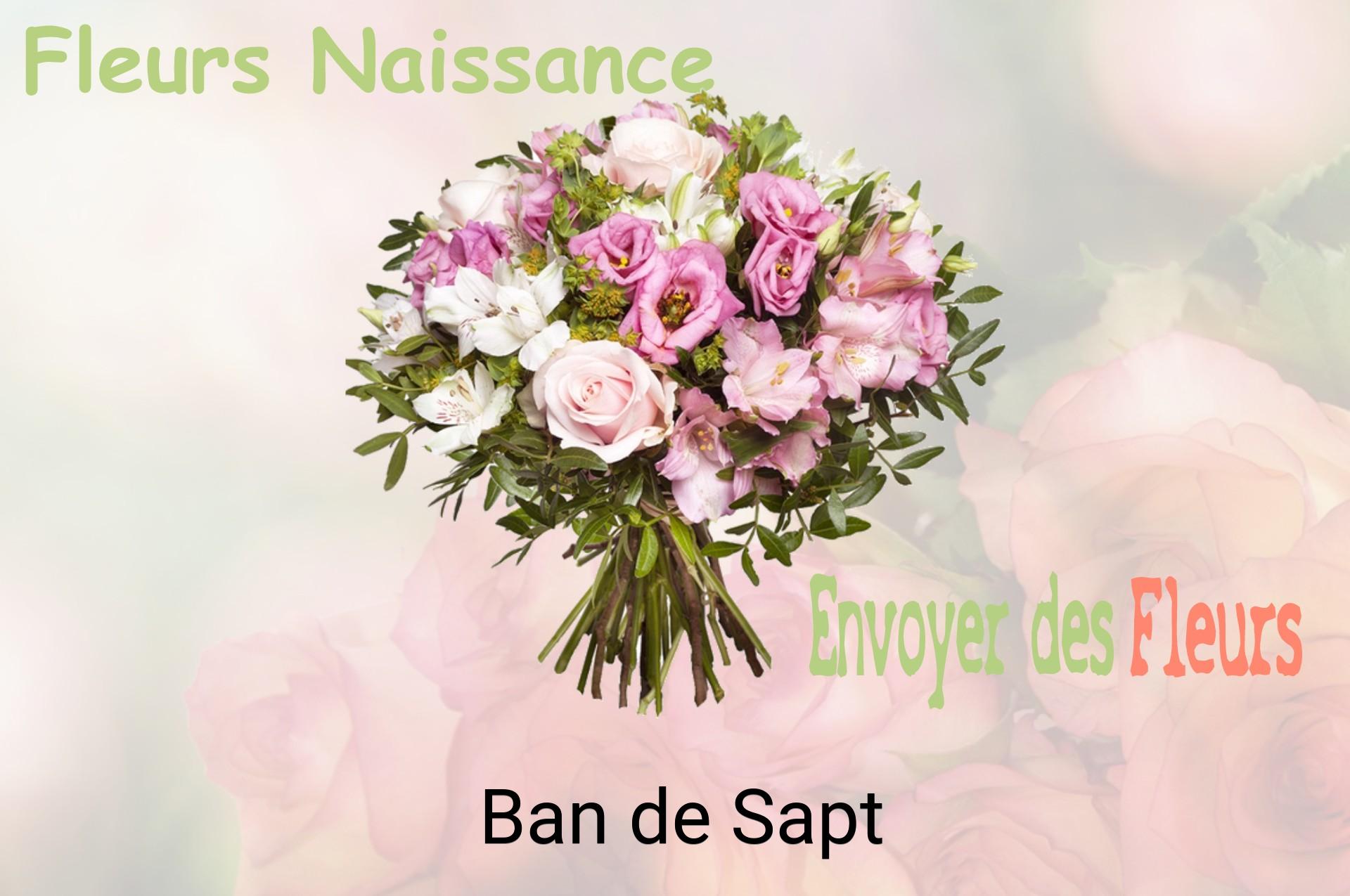 Bouquet de fleurs de naissance livré à Ban-de-Sapt